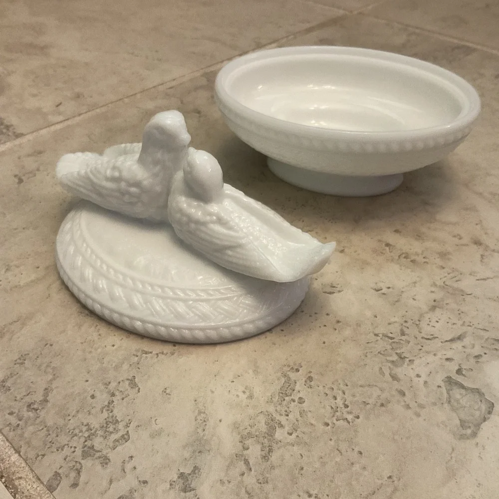 Westmoreland milk glass